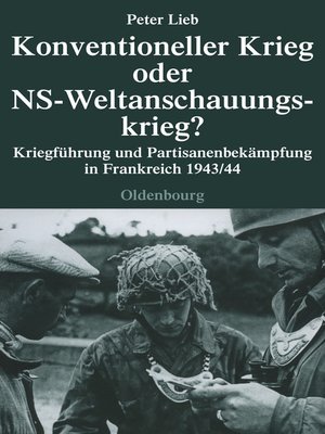 cover image of Konventioneller Krieg oder NS-Weltanschauungskrieg?